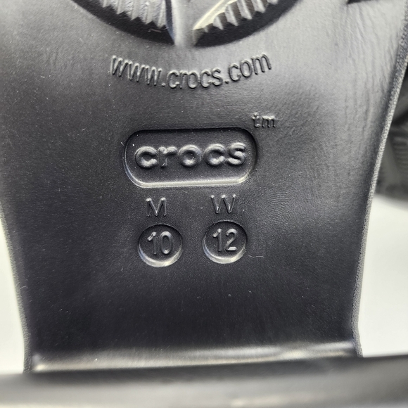 Crocs Siren Clogs High Unisex Heels Platform Slippers Men's 10 Women' 12 Black - Picture 12 of 13